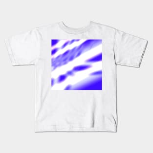 purple white abstract texture Kids T-Shirt